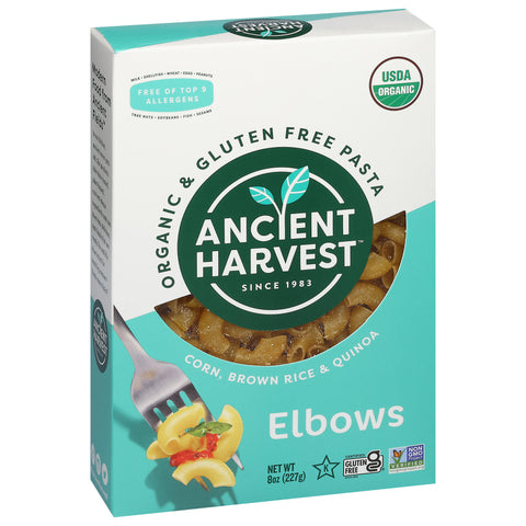 Ancient Harvest Organic Gluten Free Wheat Free Elbow Pasta 8 OZ