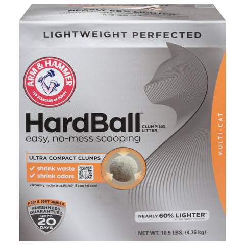 Arm & Hammer HardBall Multi-Cat Garden Bloom Scent Clumping Litter 10.5 lb