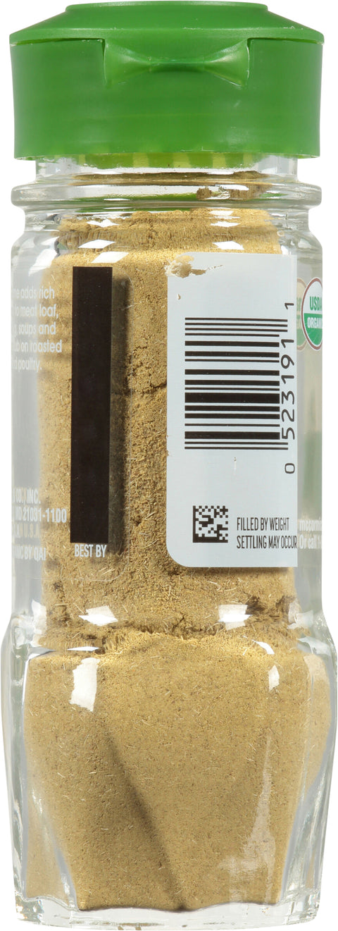 McCormick Gourmet Organic Ground Thyme 1.25 OZ