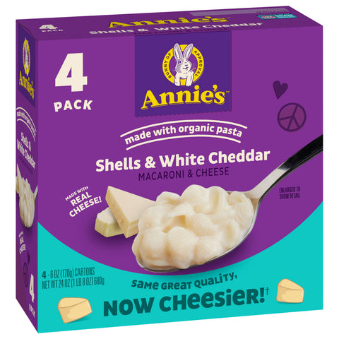 Annie's Shells & White Cheddar Macaroni & Cheese 24 OZ