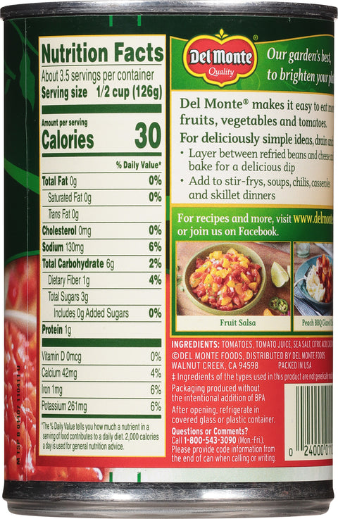 Del Monte Tomatoes 14.5 oz