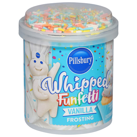 Pillsbury Fluffy Frost Funfetti Vanilla Marshmallow 12 OZ