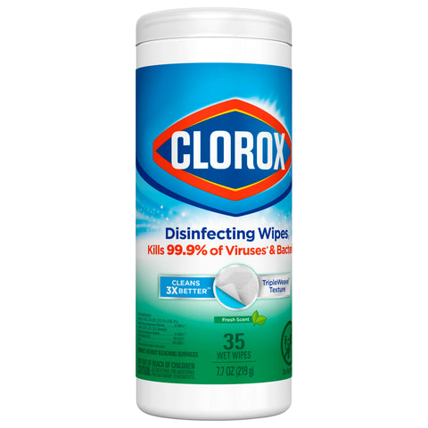 Clorox Wipes Disinfecting Fresh Scent 35 CT