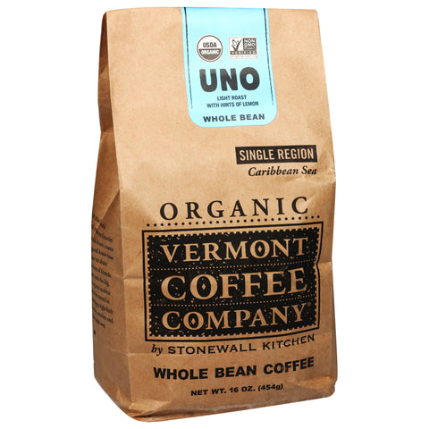 Vermont Coffee Company Whole Bean Uno 16 OZ