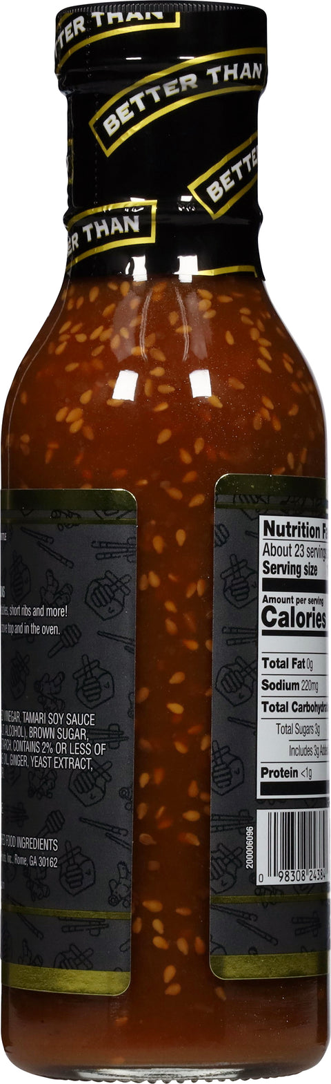 Better Than Marinade Honey Sesame Teriyaki Marinade 11.5 fl oz