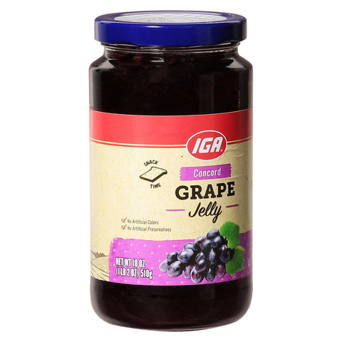 IGA Jelly Grape 18 OZ