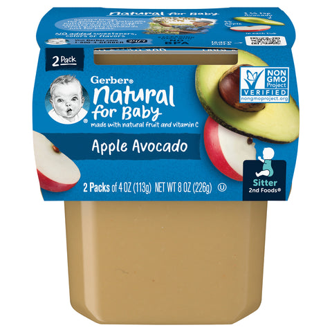 Gerber 2nd Foods Apple Avocado 8 OZ