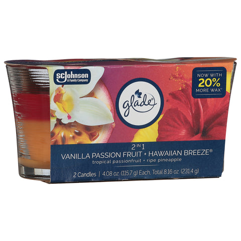 Glade 2 in 1 Vanilla Passion Fruit + Hawaiian Breeze 2