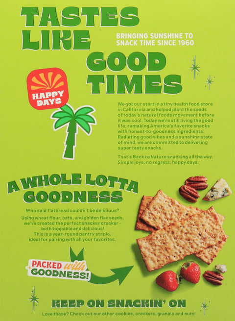 Back to Nature Flatbread Multigrain Crackers 5.0 oz