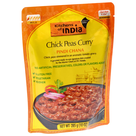 Kitchens Of India Gluten Free Pindi Chana 10 OZ