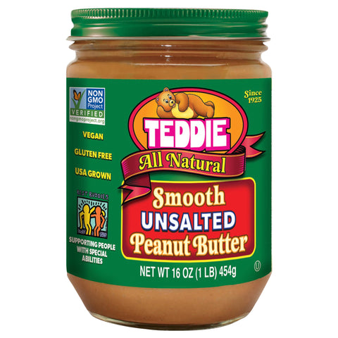Teddie Old Fashioned Peanut Butter Creamy 16 OZ