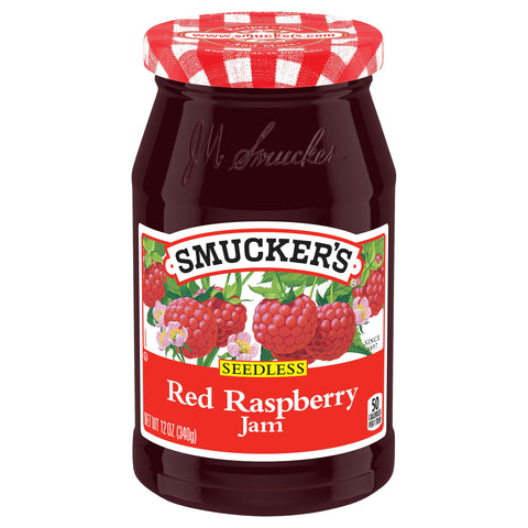 Smucker's Jam Seedless Raspberry 12 OZ