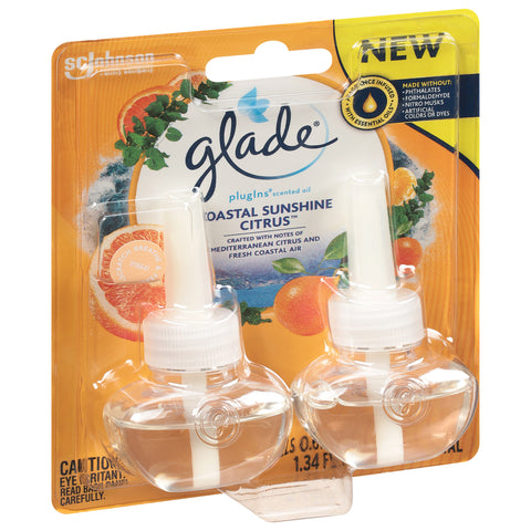 Glade Plugins Scented Coastal Oil Refills 1.34 FZ