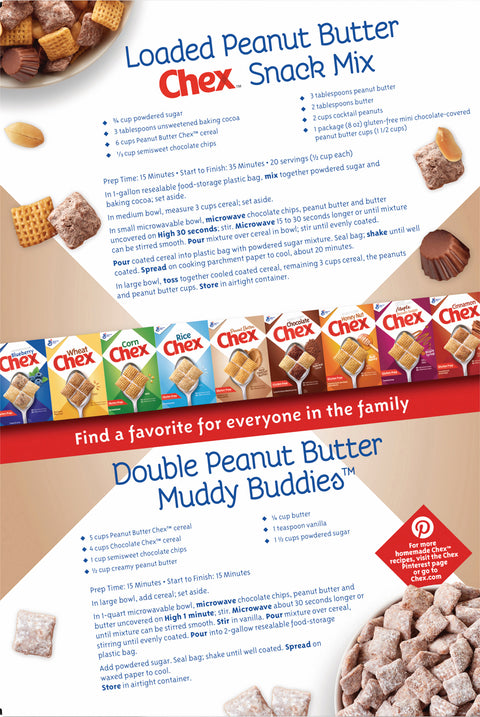 General Mills Gluten Free Chex Peanut Butter 12.2 OZ