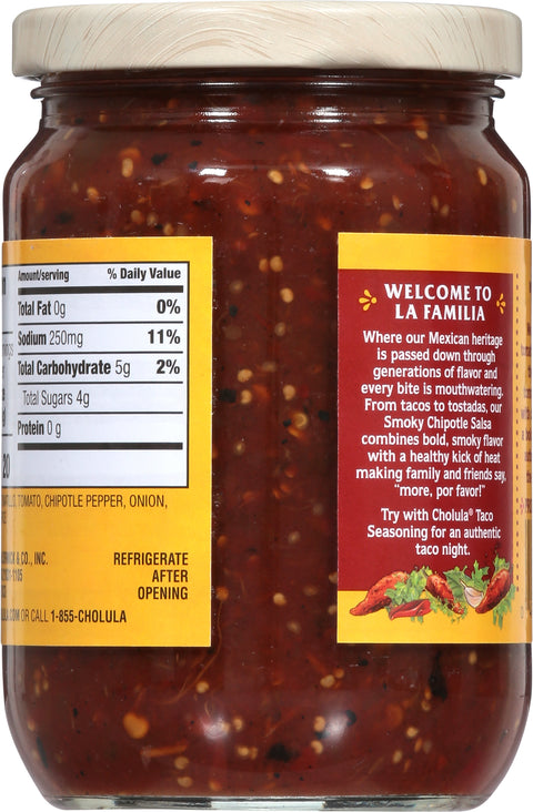 Cholula Smoky Chipotle Hot Salsa 12 OZ