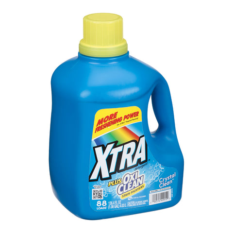 Xtra Liquid Detergent Plus Oxi Crystal Clean 136.4 FZ
