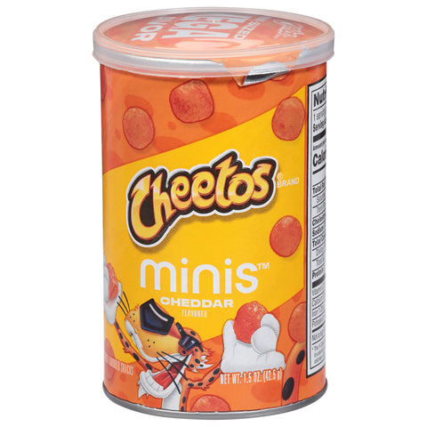 Cheetos Cheddar Flavored Minis Snacks 1.5 oz - 12 Pack
