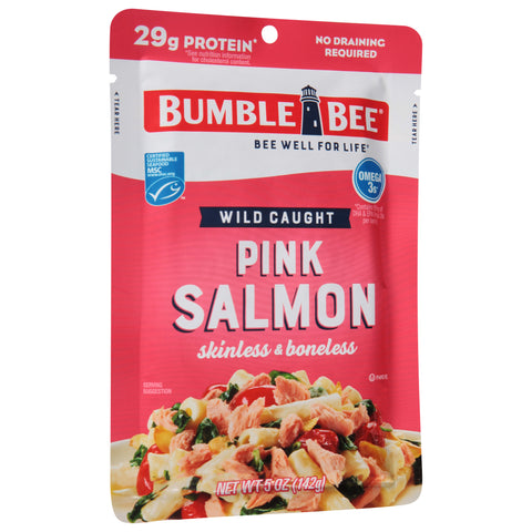 Bumble Bee Salmon Pink Wild Premium Pouch 5 OZ
