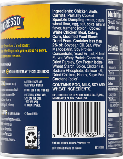 Progresso Soup Rich & Hearty Chicken Potpie 18.5 OZ