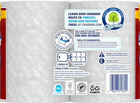 Charmin Ultra Strong 2-Ply Bathroom Tissue Mega 6 ea