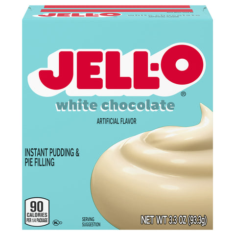Jell-O Mix Pudding Instant Fat Free White Chocolate 3.3 OZ