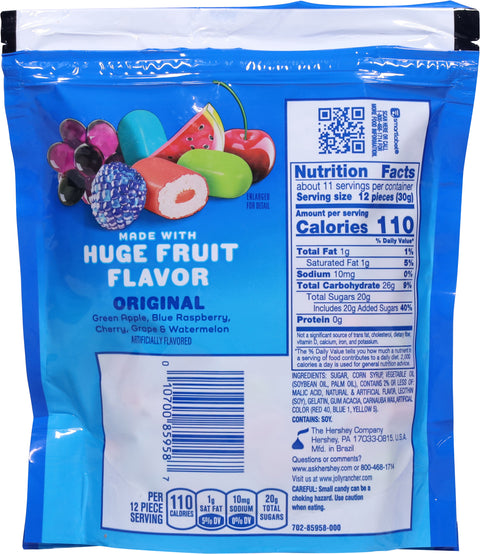 Jolly Rancher Chewy Poppers Original Candy 12 oz