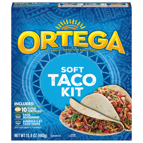 Ortega Soft Taco Kit 15.6 OZ