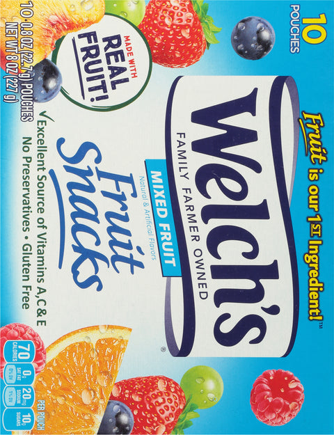 WelchÃ¢â‚¬â„¢s Mixed Fruit Snacks 8 OZ