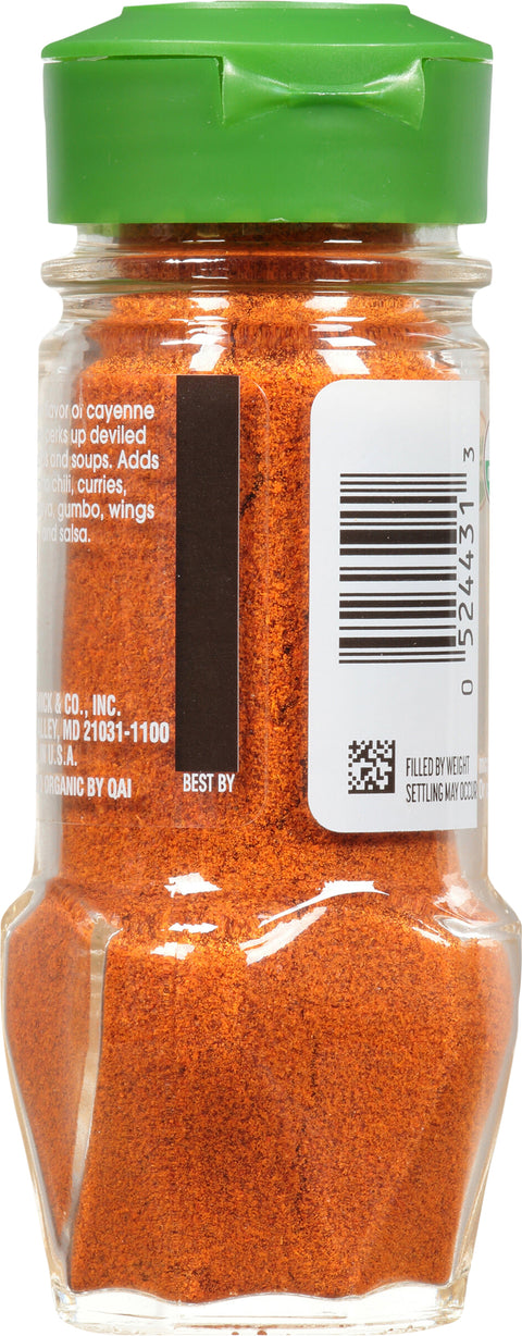 McCormick Gourmet Organic Cayenne Pepper 1.5 OZ