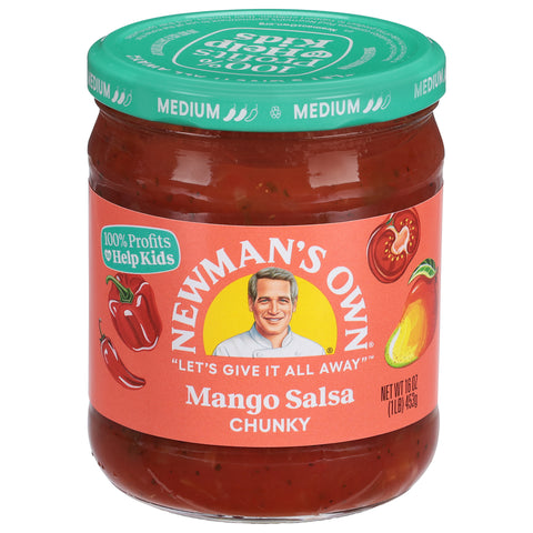 Newman's Own Medium Chunky Mango Salsa 16 OZ