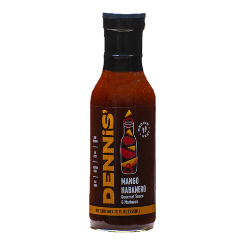 Reva Foods Dennis' Mango Habanero Gourmet Sauce - 15 OZ 12 Pack