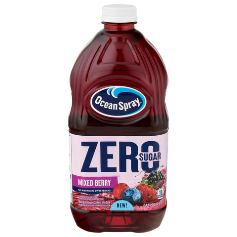Ocean Spray Zero Sugar Cranberry Mixed Berry Flavored Juice Drink 64 fl oz - 64 FZ 8 Pack