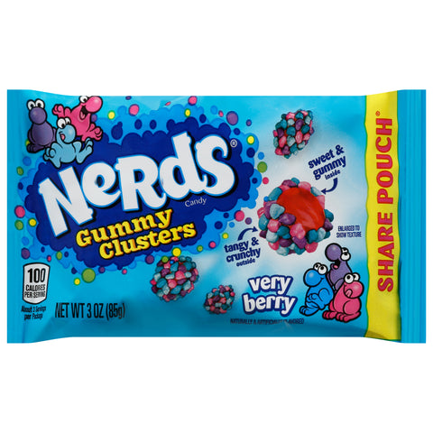 Nerds Share Pouch Very Berry Gummy Clusters 3 oz - 12 Pack