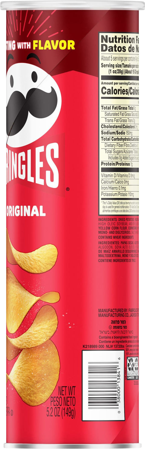 Pringles Orginal 5.2 OZ