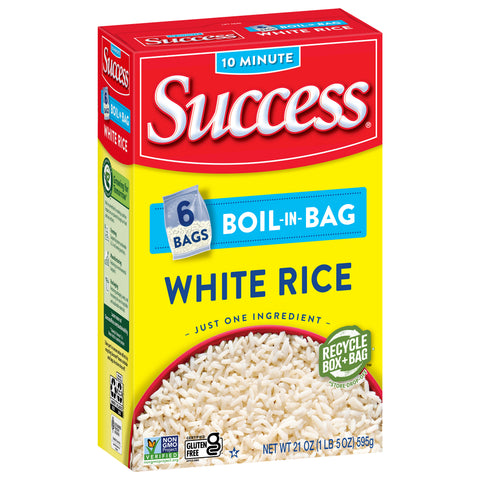 Success Rice Boil In Bag White 21 OZ