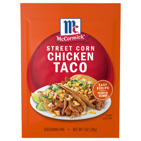 McCormick Mexican Style Street Corn Taco Seasoning Mix - 1.0 OZ 12 Pack