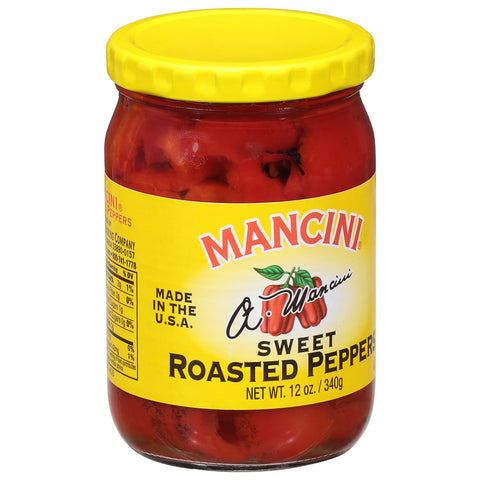 Mancini Sweet Roasted Red Peppers 12 OZ