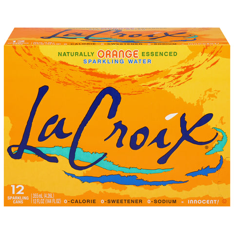 LaCroix Orange Sparkling Water 12 - 12 fl oz Cans - 2 Pack