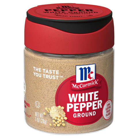 McCormick Seasoning White Pepper Ground - 1 OZ 6 Pack