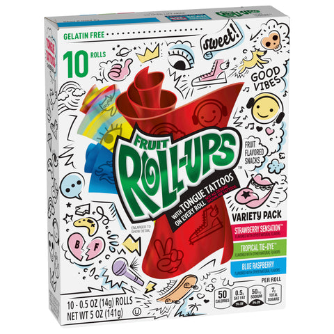 Betty Crocker Fruit Roll Ups Variety Pack 5 OZ