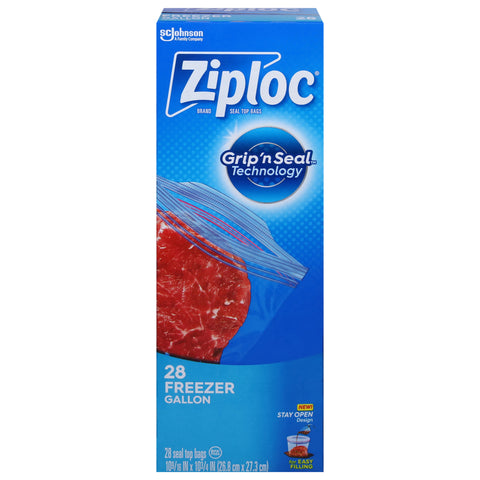 Ziploc Storage Bags Freezer Gallon 28 CT