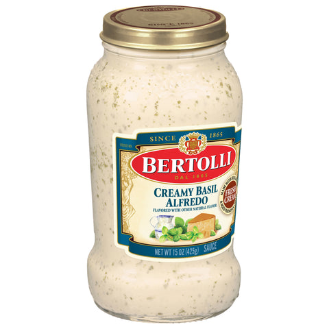 Bertolli Creamy Basil Alfredo Sauce 15 OZ