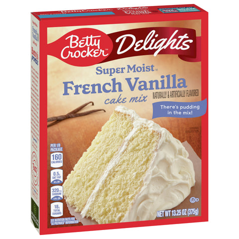 Betty Crocker Super Moist French Vanilla Cake Mix 13.25 OZ
