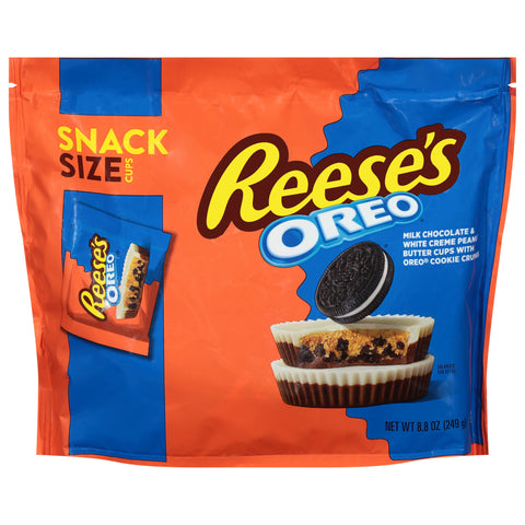 Reese's Oreo Peanut Butter Cups Snack Size Cups 8.8 oz