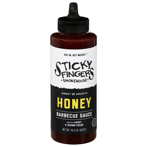 Sticky Fingers Smokehouse Honey Barbecue Sauce 16.5 oz