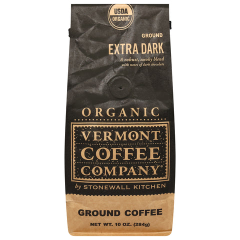 Vermont Coffee Company Organic Extra Dark Ground Coffee 10 oz - 6 Pack