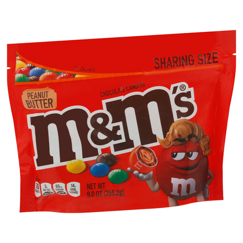 M&M's Peanut Butter Chocolate Candies Sharing Size 9.0 oz