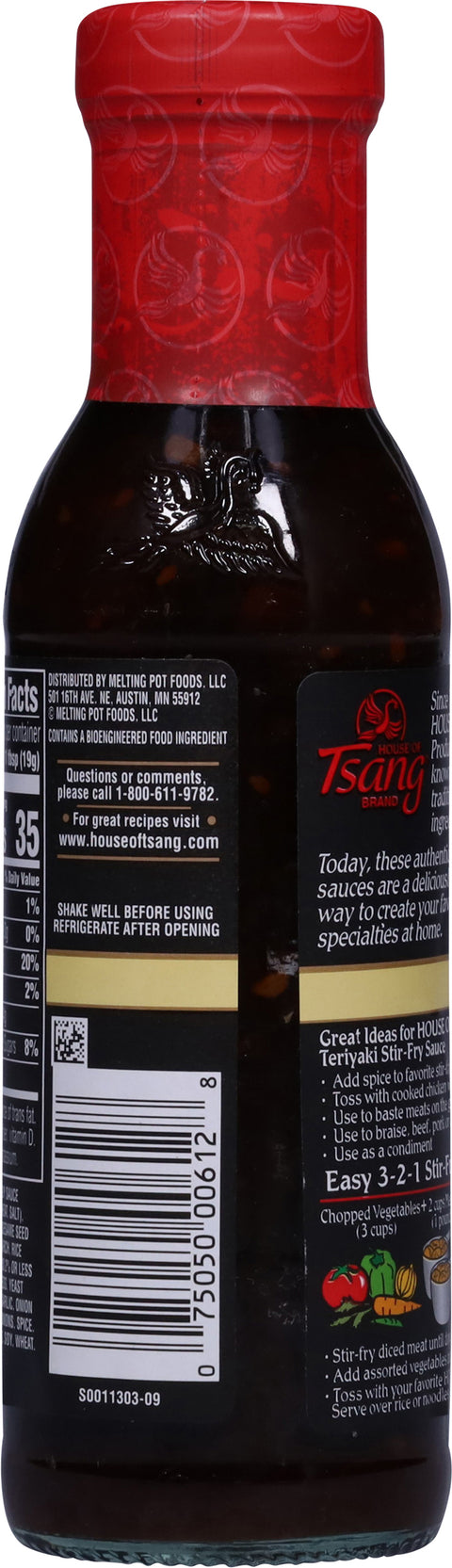 House Of Tsang Teriyaki Stir Fry Sauce 11.5 OZ