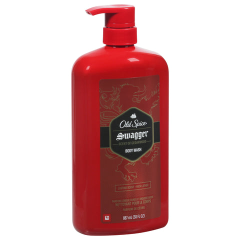 Old Spice Swagger Scent of Cedarwood Body Wash 30 fl oz