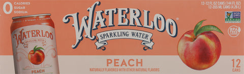 Waterloo Sparkling Water Peach 144 FZ